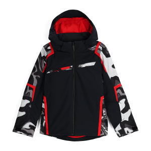 Kid's Spyder Challenger Jacket Boys' 2024 in Black size 10 | Polyester