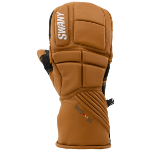 Swany X-Pert Mittens 2025 in Gold size Medium | Leather