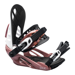 Women's Roxy Lola Snowboard Bindings 2024 in White size Small/Medium