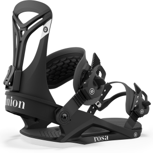 Women's Union Rosa Snowboard Bindings 2024 in Black size Small | Aluminum