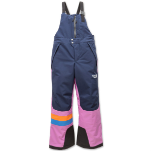 Kid's Town Hall Mountain Town Winter Bibs 2025 in Purple size X-Large | Nylon/Polyester