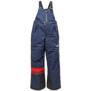 Kid's Town Hall Mountain Town Winter Bibs 2025 in Black size X-Large | Nylon/Polyester
