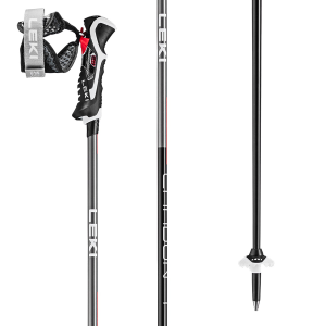 LEKI 14 3D Ski Poles 2026 in Red size 135