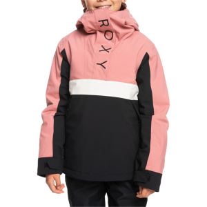 Kid's Roxy Shelter Jacket Girls' 2024 Pink in Dusty Rose size Medium | Polyester