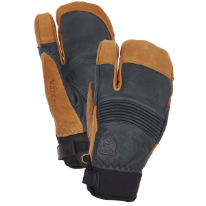 Hestra Freeride CZone 3-Finger Mittens 2026 in Black size 10 | Polyester