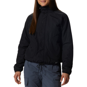 Women's Mountain Hardwear HiCamp(TM) Shell Jacket in Black size X-Small