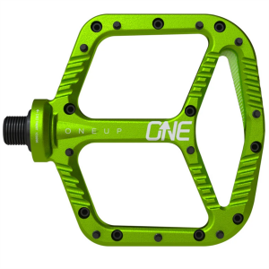 OneUp Components Aluminum Pedals 2025 in Green