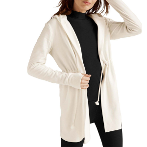 Women's Beyond Yoga On The Go Jacket 2024 in White size Small | Cotton/Polyester