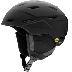 Smith Mission MIPS Round Contour Fit Helmet 2025 in Black size Small