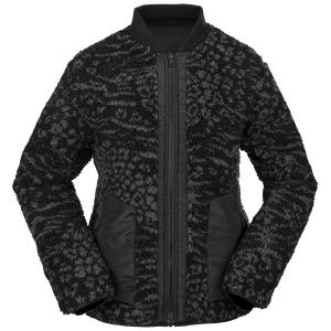 Women's Volcom Reversible Polar Jacket 2023 in Black size Small | Polyester