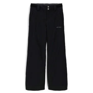 Kid's Spyder Olympia Pants Girls' 2023 Black in White size 8 | Polyester