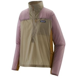 Women's Patagonia Houdini Stash 1/2 Zip Pullover Jacket 2025 Gray in Grey size Medium | Nylon