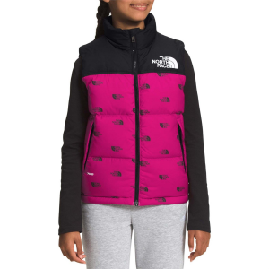 Kid's The North Face 1996 Retro Nuptse Vest 2024 in Pink size Large | Nylon
