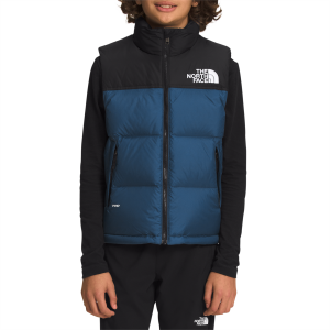 Kid's The North Face 1996 Retro Nuptse Vest 2024 in Blue size Medium | Nylon