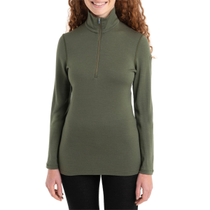 Women's Icebreaker 260 Tech Long Sleeve Half Zip Top 2024 in Purple size X-Large | Wool