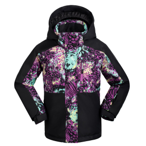 Kid's Kamik Koko Jacket Girls' 2024 in Black size 7 | Polyester