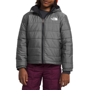 Kid's The North Face Reversible Mt Chimbo Full Zip Hooded Jacket Boys' 2024 Gray in Grey size X-Small | Nylon/Polyester