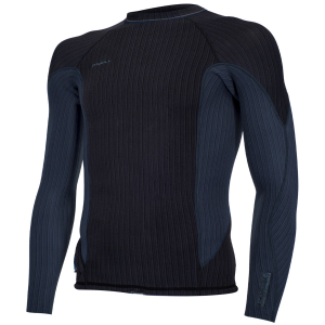 O'Neill 2mm Hyperfreak Comp-X Long Sleeve Top 2024 in Blue size Small | Rubber/Neoprene