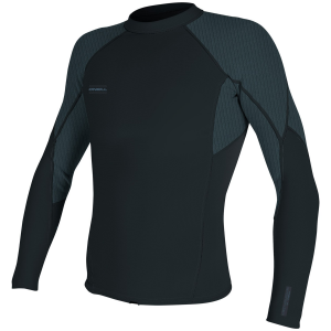 O'Neill 1.5mm Hyperfreak Long Sleeve Top 2024 in Gray size Small | Rubber/Neoprene