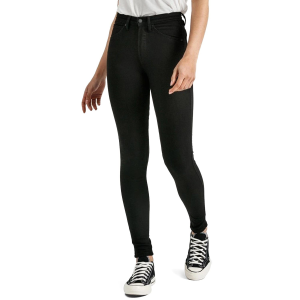 Women's DU/ER High-Rise Skinny Jeans in Black size 24" | Spandex/Cotton/Lycra
