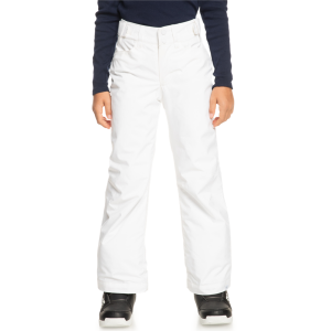 Kid's Roxy Backyard Pants Girls' 2024 in White size Small | Polyester
