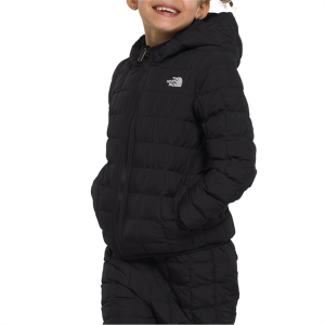 Kid's The North Face Reversible ThermoBall(TM) Hooded Jacket Toddlers' 024 in Black | Polyester