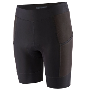 Women's Patagonia Dirt Roamer Liner Shorts 2025 in Black size Small | Nylon/Spandex