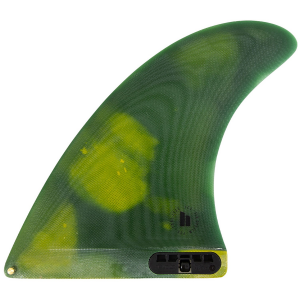 FCS II Machado Single Longboard Fin 2024 in Green size 7