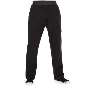 Women's Volcom Polar Fleece Pants 2024 in Black size 2X-Large | Polyester