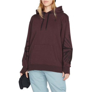 Women's Volcom Costus Pullover Fleece 2023 in Purple size Medium | Cotton/Polyester