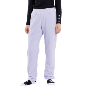 Women's Volcom Polar Fleece Pants 2024 Purple in Lilac size Small | Polyester