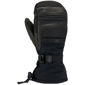 Gordini Cache Gauntlet Mittens 2025 in Black size 2X-Large | Nylon/Leather/Polyester