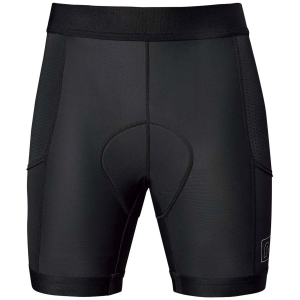 Flylow Cru Liner Shorts 2025 in Black size Small | Nylon/Elastane