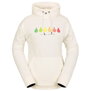Women's Volcom Melancon Hoodie 2024 White size Medium | Cotton/Polyester