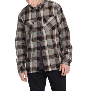 Volcom Brickstone Lined Long-Sleeve Men's 2023 Black in White size Medium | Cotton/Polyester