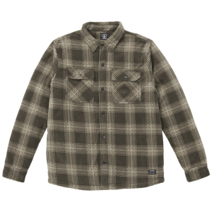Volcom Bowered Fleece Long-Sleeve Shirt Men's 2023 in Green size Small | Polyester