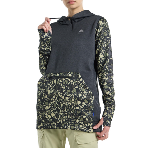 Women's Burton Oak Long Pullover Hoodie 2023 in Black size Small | Polyester