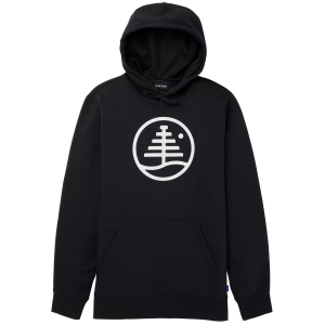 Burton Family Tree Pullover Hoodie Men's 2024 in Black size Small | Cotton/Polyester
