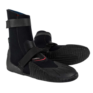 O'Neill 7mm Heat Round Toe Wetsuit Boots 2024 in Black size 12 | Neoprene