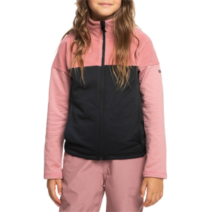 Kid's Roxy Sidley Fleece Girls' 2024 in Pink size 2X-Large | Elastane/Polyester