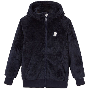 Kid's namuk Panda High Loft Fleece Zip Hoodie 2024 in Blue size 2-3