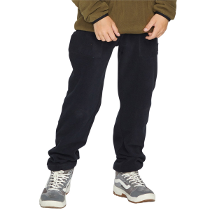 Kid's Volcom Polar Fleece Softshell Pants 2023 in Black size X-Large | Polyester