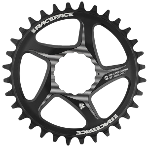 Race Face Narrow Wide Direct Mount Cinch Shimano 12 Speed Chainring 2025 in Black size 30T | Aluminum
