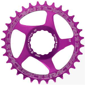 Race Face Narrow Wide Direct Mount Cinch Chainring 2025 in Purple size 32T | Aluminum