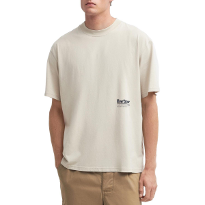 Barbour Portland T-Shirt Men's 2024 in White size Medium | Cotton