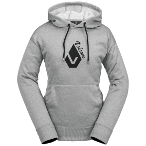 Women's Volcom Core Hydro Hoodie 2024 Green in Grey size Small | Polyester
