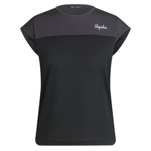 Women's Rapha Trail Lightweight Tank Top 2024 in Black size Medium | Elastane/Polyester