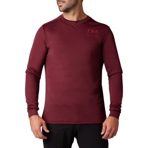 Fox Racing Ranger Swath Long-Sleeve Jersey in Red size Small | Polyester