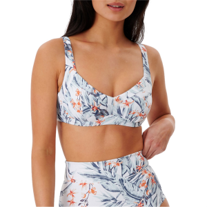Women's Rip Curl Diamond Bay D/D Swim Top Blue in Light Blue size Small