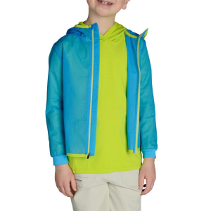 Kid's Hootie Hoo Button Bay Jacket 2024 in Blue size 8 | Spandex